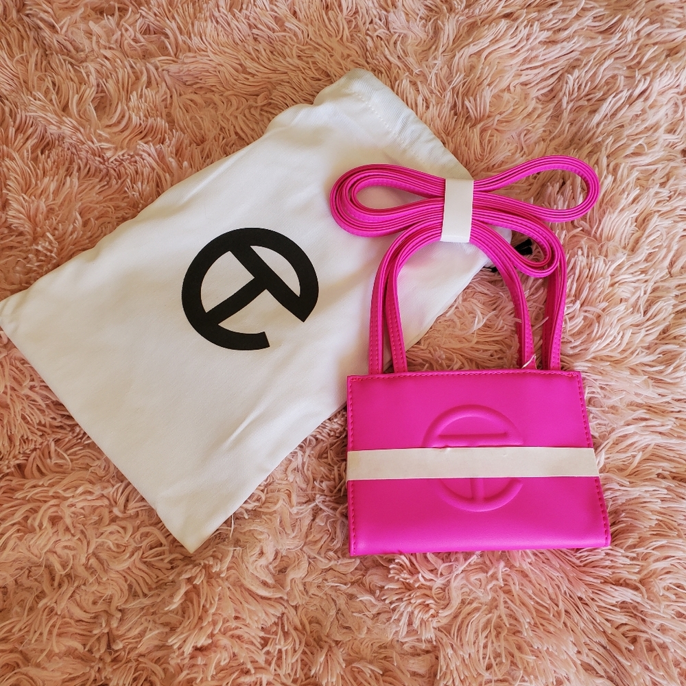 Telfar pink small purse